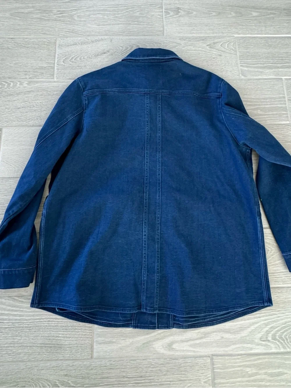 SEZANE Will Jacket Indigo Denim Size XXL VGUC - Picture 5 of 8
